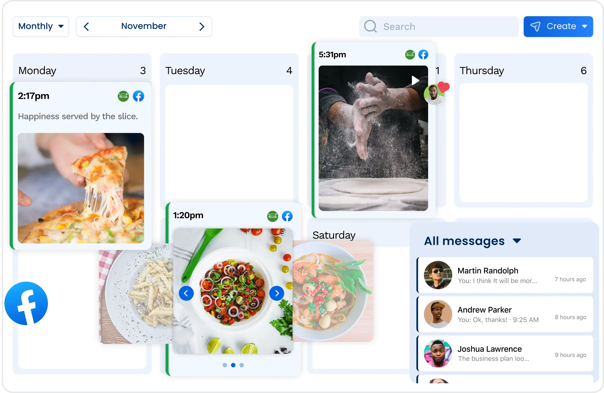 Facebook management tools for business